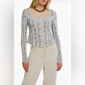 Free People
Lets Party Print Cardi - Women's